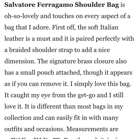 Salvatore Ferragamo Shoulder Bag - Picture 8 of 8